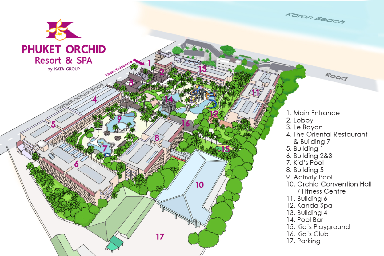 Карта резорт 4. Отель орхид Резорт Пхукет. Пхукет Orchid Resort 4. Orchid Resort карта отеля Пхукет. Орхидс Пхукет Карон.